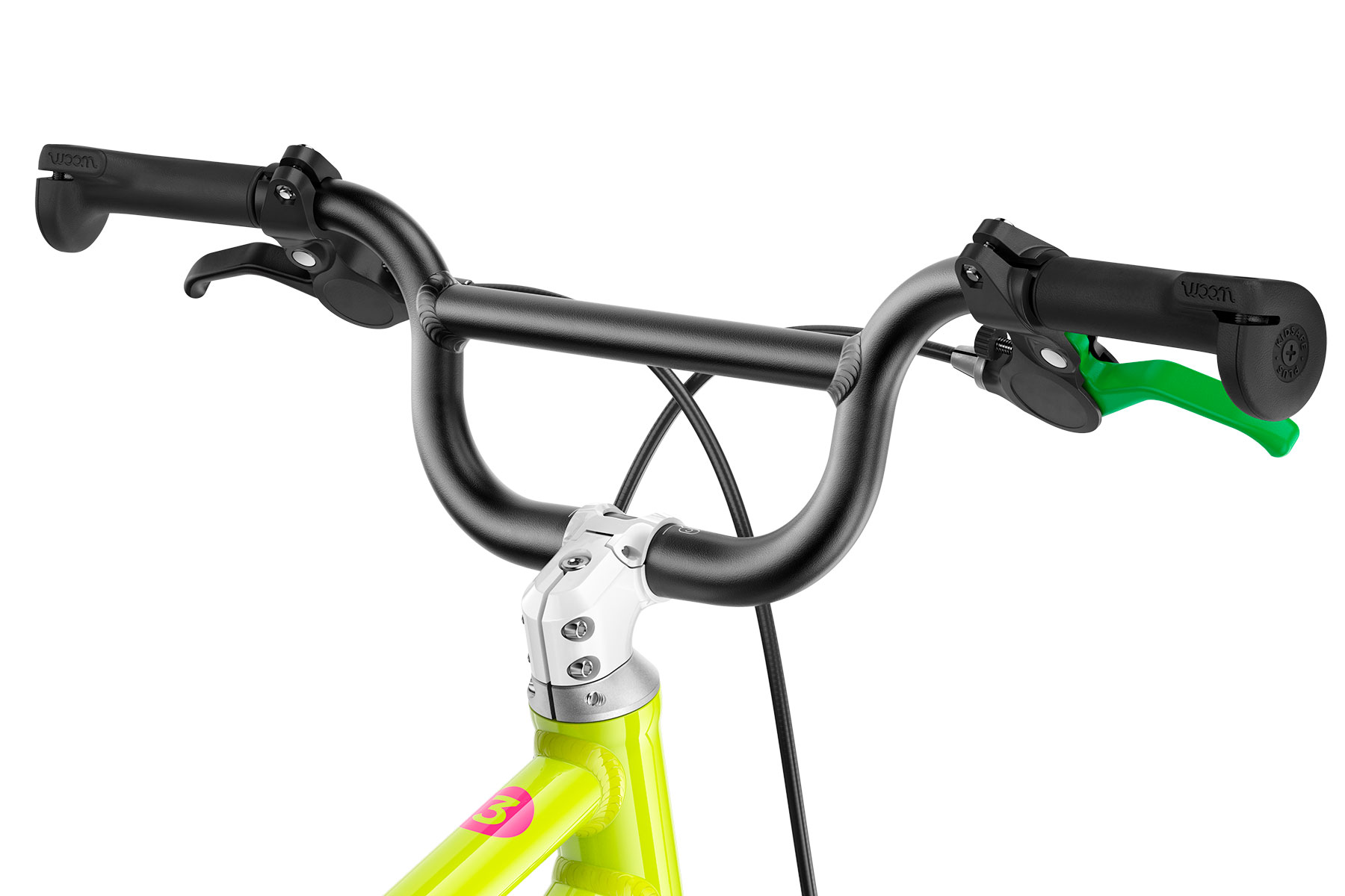 woom GO 3 Neon Lime LTD Frempind